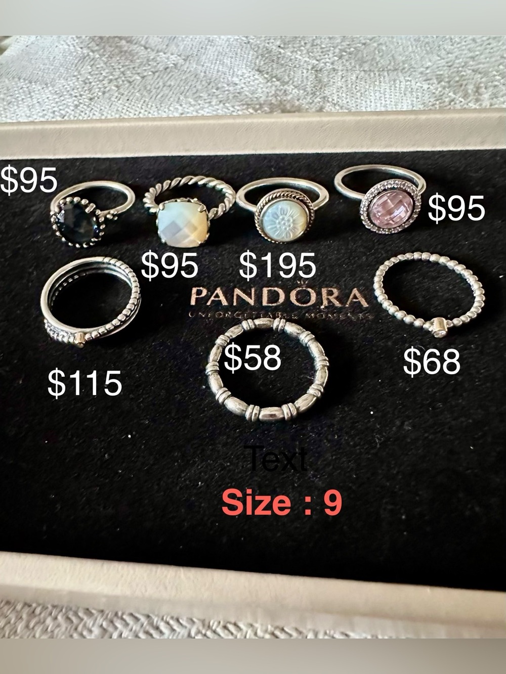 RETIRED‼️Authentic Pandora Rings Bands